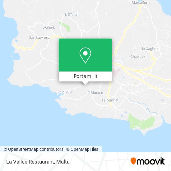 Mappa La Vallee Restaurant