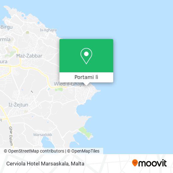 Mappa Cerviola Hotel Marsaskala