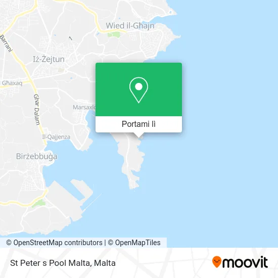 Mappa St Peter s Pool Malta