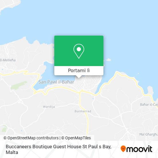 Mappa Buccaneers Boutique Guest House St Paul s Bay