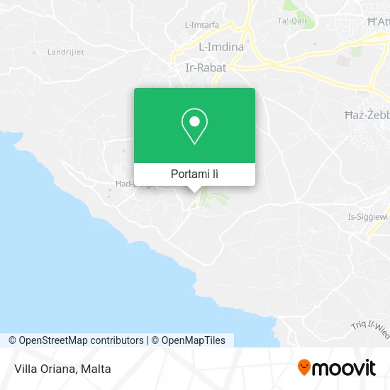 Mappa Villa Oriana
