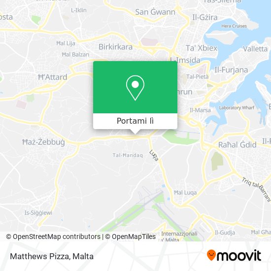 Mappa Matthews Pizza