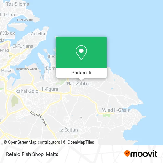 Mappa Refalo Fish Shop