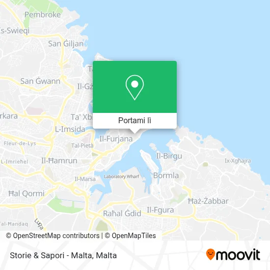 Mappa Storie & Sapori - Malta