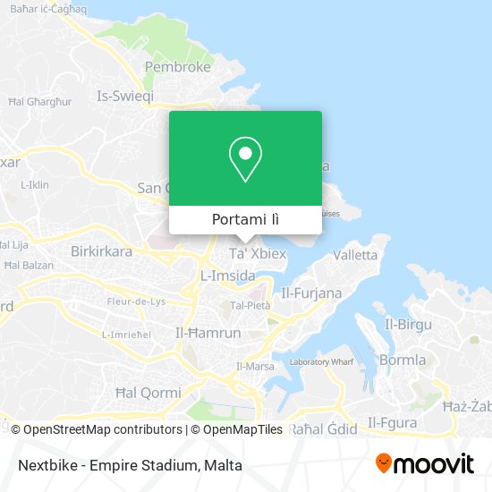 Mappa Nextbike - Empire Stadium