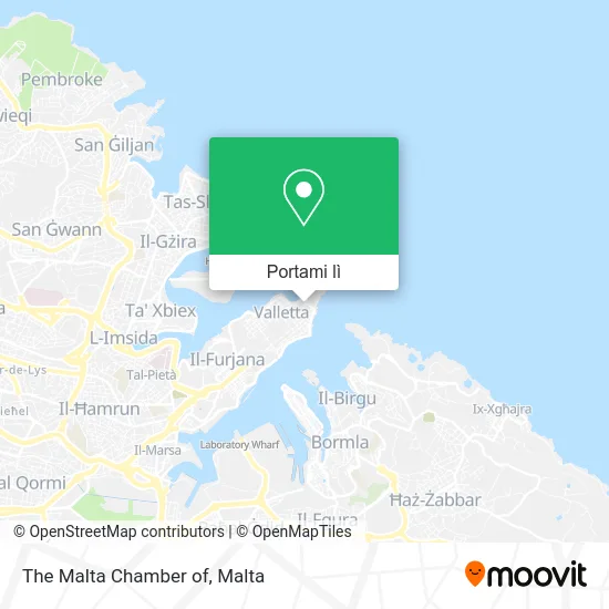 Mappa The Malta Chamber of
