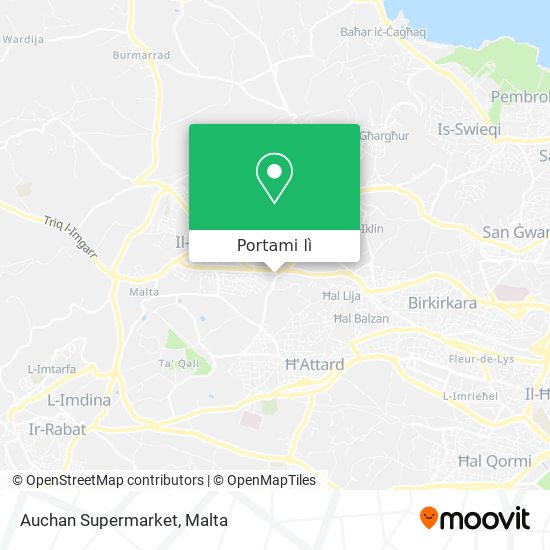Mappa Auchan Supermarket