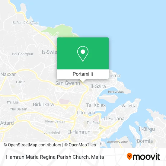 Mappa Hamrun Maria Regina Parish Church