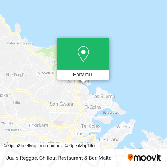 Mappa Juuls Reggae, Chillout Restaurant & Bar