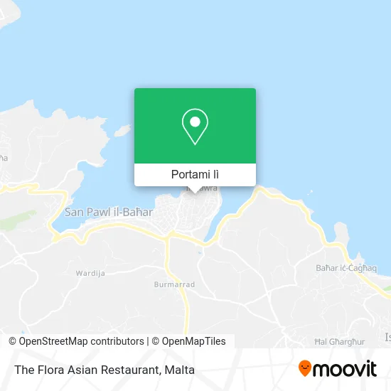 Mappa The Flora Asian Restaurant