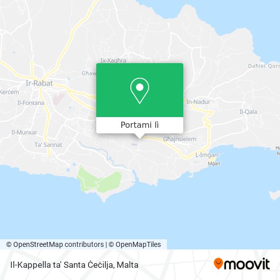 Mappa Il-Kappella ta' Santa Ċeċilja