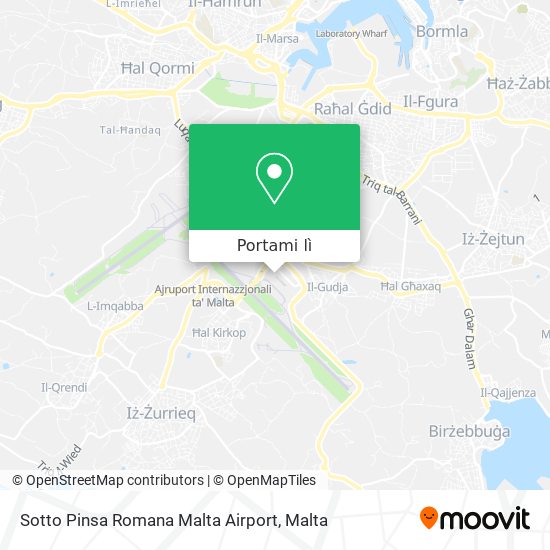 Mappa Sotto Pinsa Romana Malta Airport