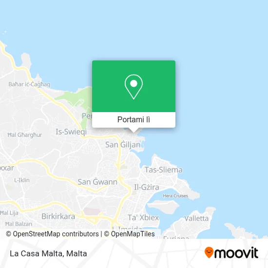 Mappa La Casa Malta