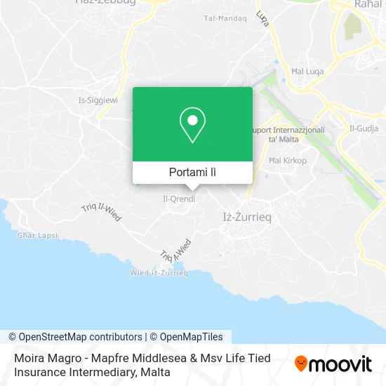 Mappa Moira Magro - Mapfre Middlesea & Msv Life Tied Insurance Intermediary