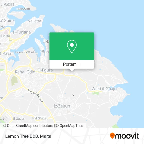 Mappa Lemon Tree B&B