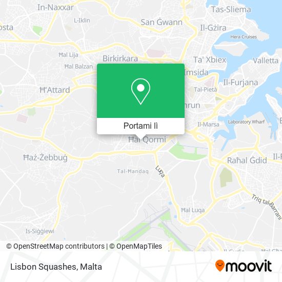Mappa Lisbon Squashes