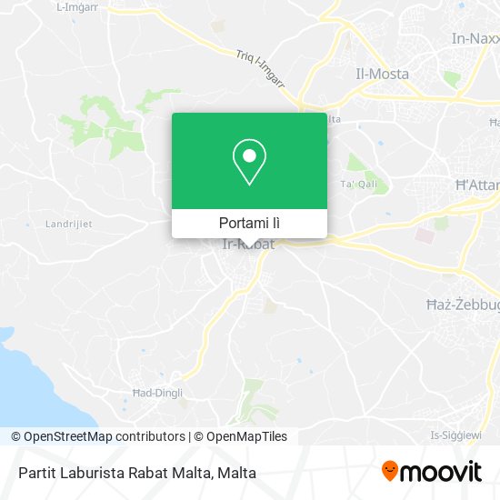 Mappa Partit Laburista Rabat Malta