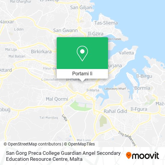 Mappa San Ġorg Preca College Guardian Angel Secondary Education Resource Centre