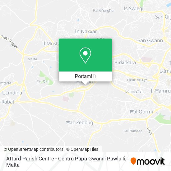 Mappa Attard Parish Centre - Ċentru Papa Ġwanni Pawlu Ii