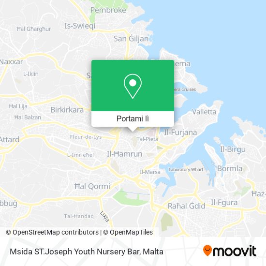 Mappa Msida ST.Joseph Youth Nursery Bar