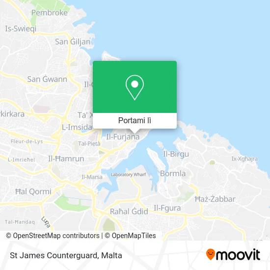 Mappa St James Counterguard