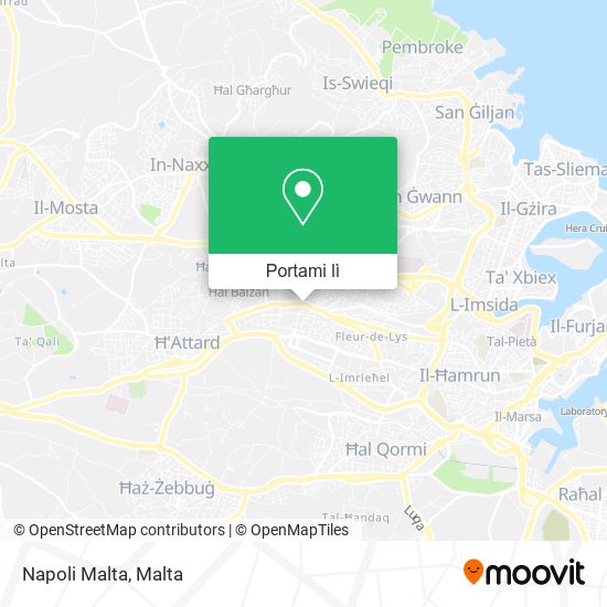 Mappa Napoli Malta