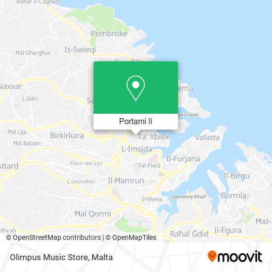 Mappa Olimpus Music Store