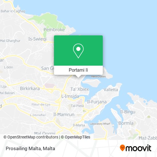 Mappa Prosailing Malta