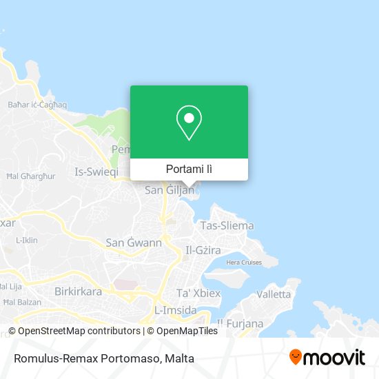 Mappa Romulus-Remax Portomaso