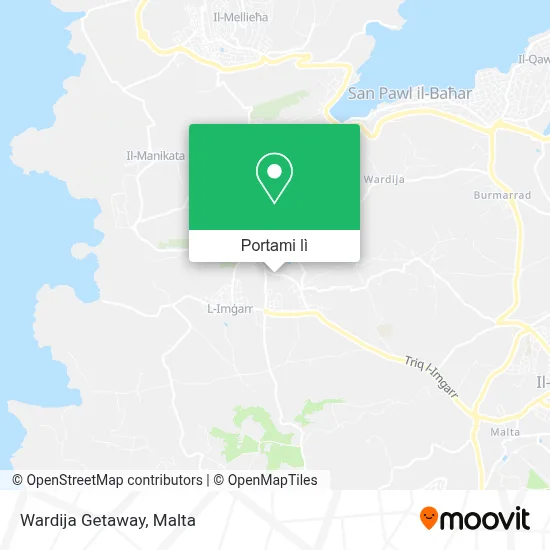 Mappa Wardija Getaway