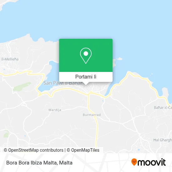 Mappa Bora Bora Ibiza Malta