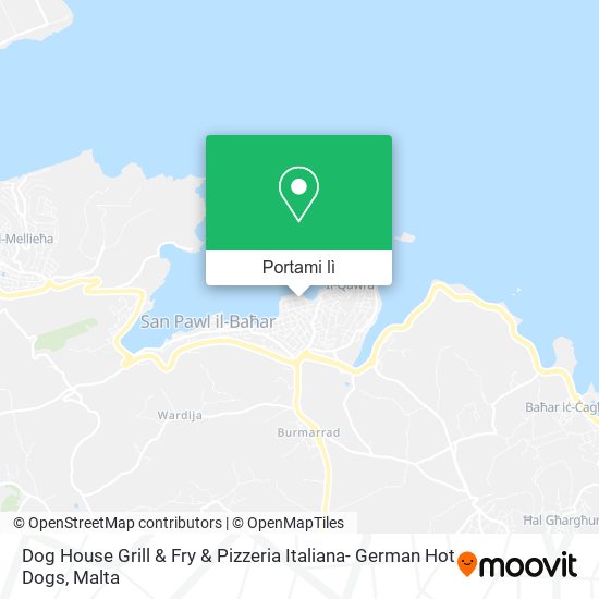 Mappa Dog House Grill & Fry & Pizzeria Italiana- German Hot Dogs