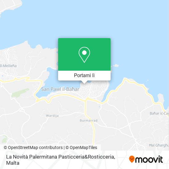Mappa La Novità Palermitana Pasticceria&Rosticceria