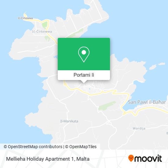 Mappa Mellieha Holiday Apartment 1