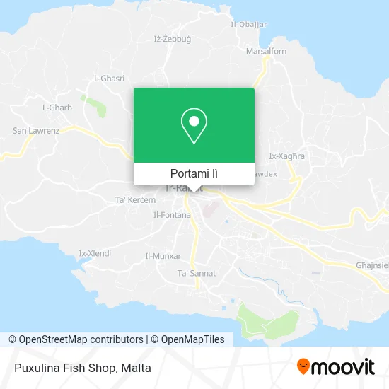 Mappa Puxulina Fish Shop