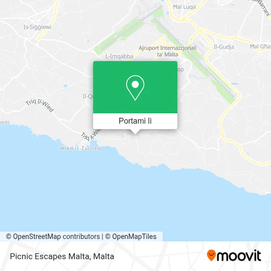 Mappa Picnic Escapes Malta