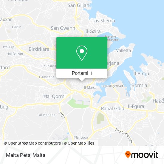 Mappa Malta Pets