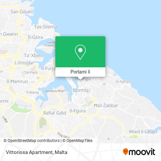 Mappa Vittoriosa Apartment