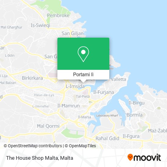 Mappa The House Shop Malta