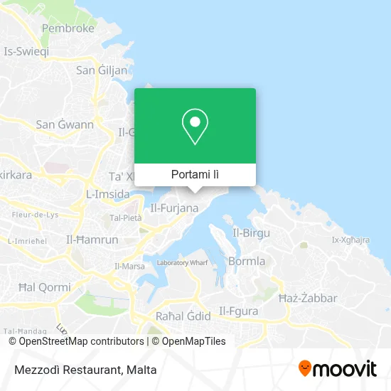 Mappa Mezzodì Restaurant