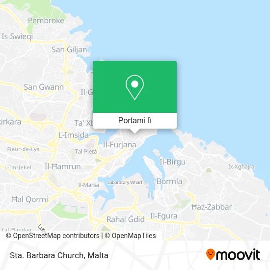 Mappa Sta. Barbara Church