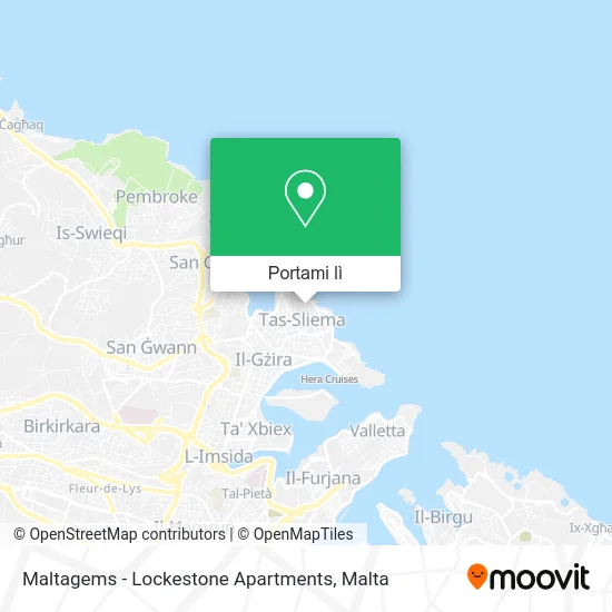 Mappa Maltagems - Lockestone Apartments