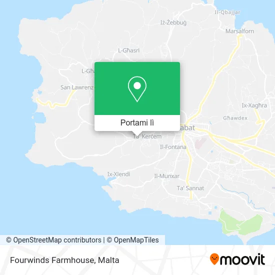 Mappa Fourwinds Farmhouse