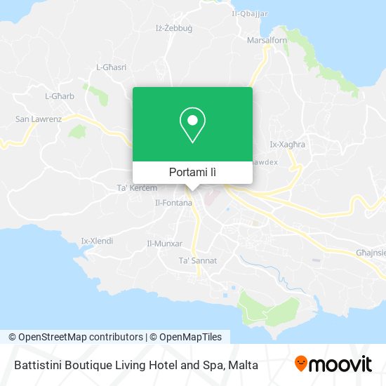 Mappa Battistini Boutique Living Hotel and Spa