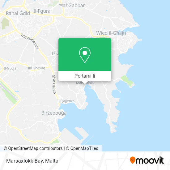 Mappa Marsaxlokk Bay