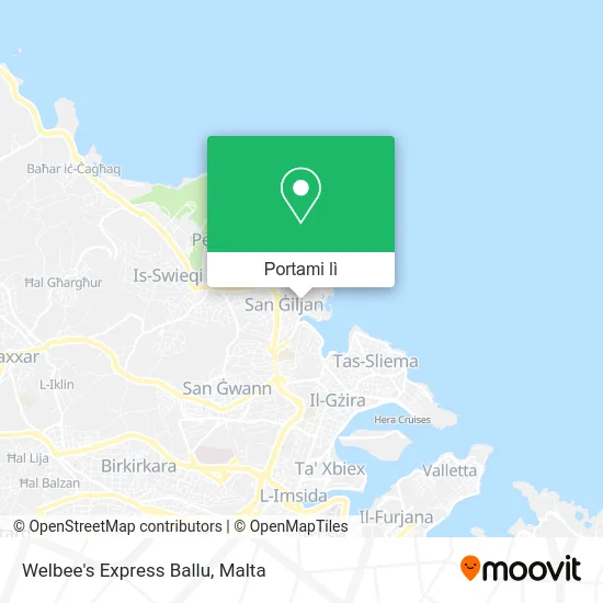 Mappa Welbee's Express Ballu