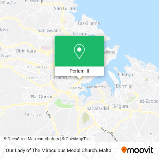 Mappa Our Lady of The Miraculous Medal Church