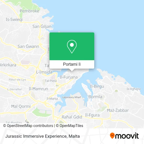 Mappa Jurassic Immersive Experience