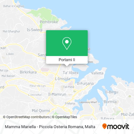 Mappa Mamma Mariella - Piccola Osteria Romana