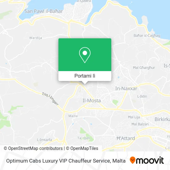 Mappa Optimum Cabs Luxury VIP Chauffeur Service